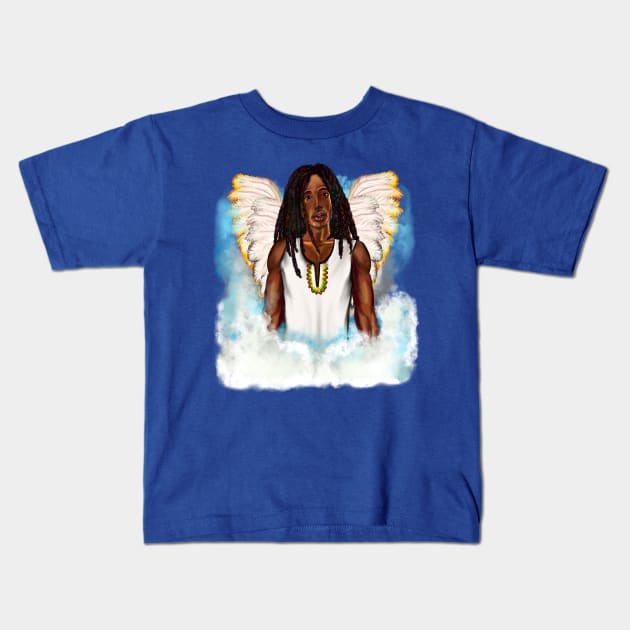 The Best Valentine’s Day Gift ideas 2022, Rasta angel - angel with dreadlocks Kids T-Shirt by Artonmytee